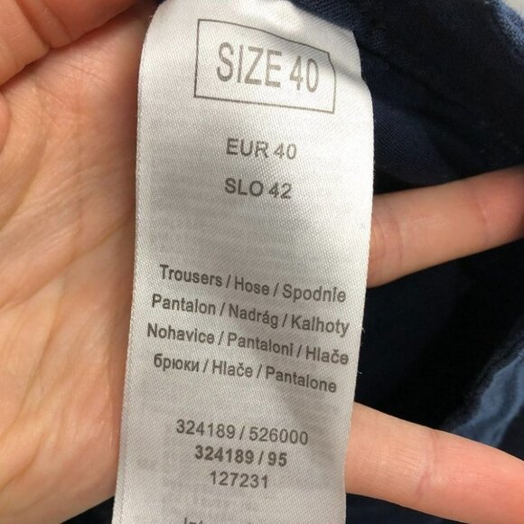 Orsay Navy blue drawstring waist trousers 3 pocket waist 30-32 - Picture 5 of 14